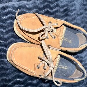 Sperry boys Tan Boat Shoes